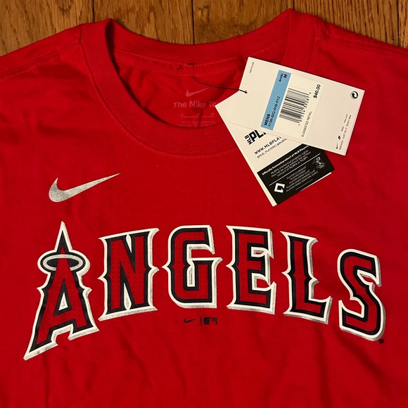 Shohei Ohtani Anaheim Angels Japanese Nike T-Shirt Size Medium & XL NEW - Picture 5 of 5